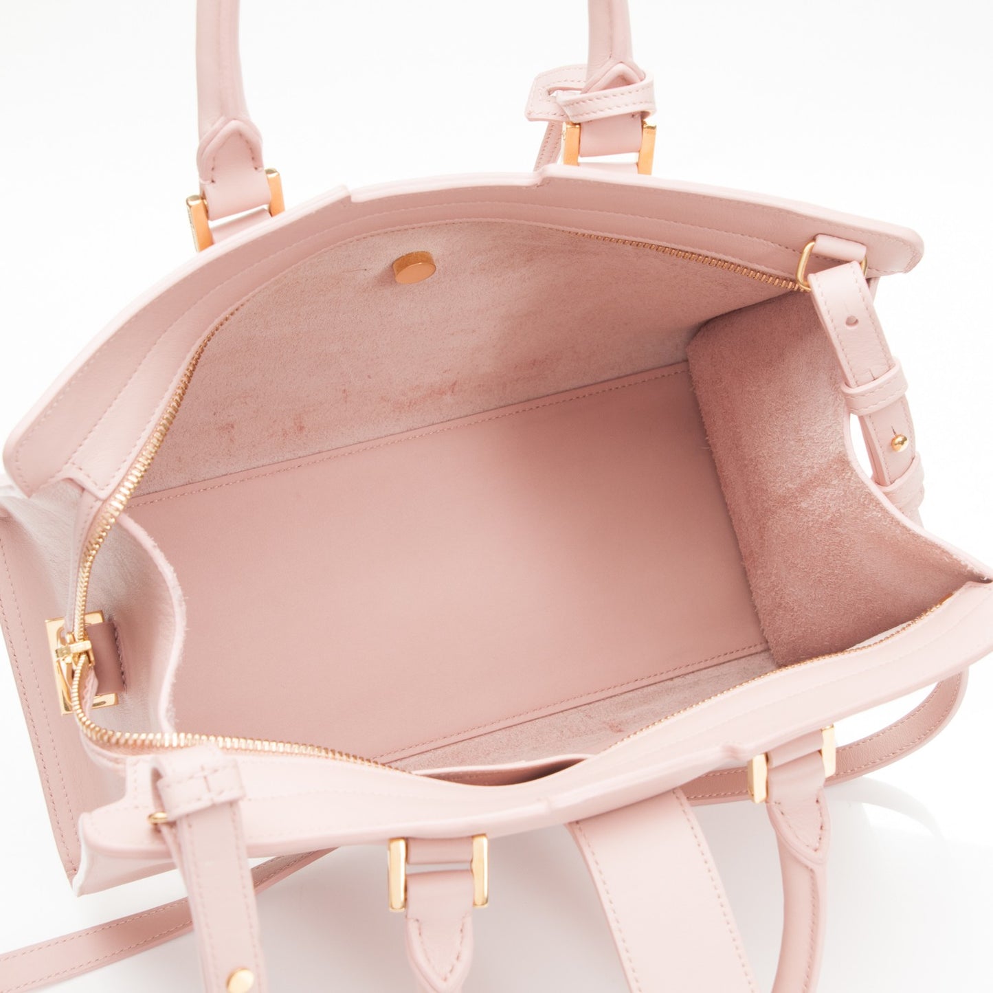 Calfskin Monogram Small Cabas Pale Blush