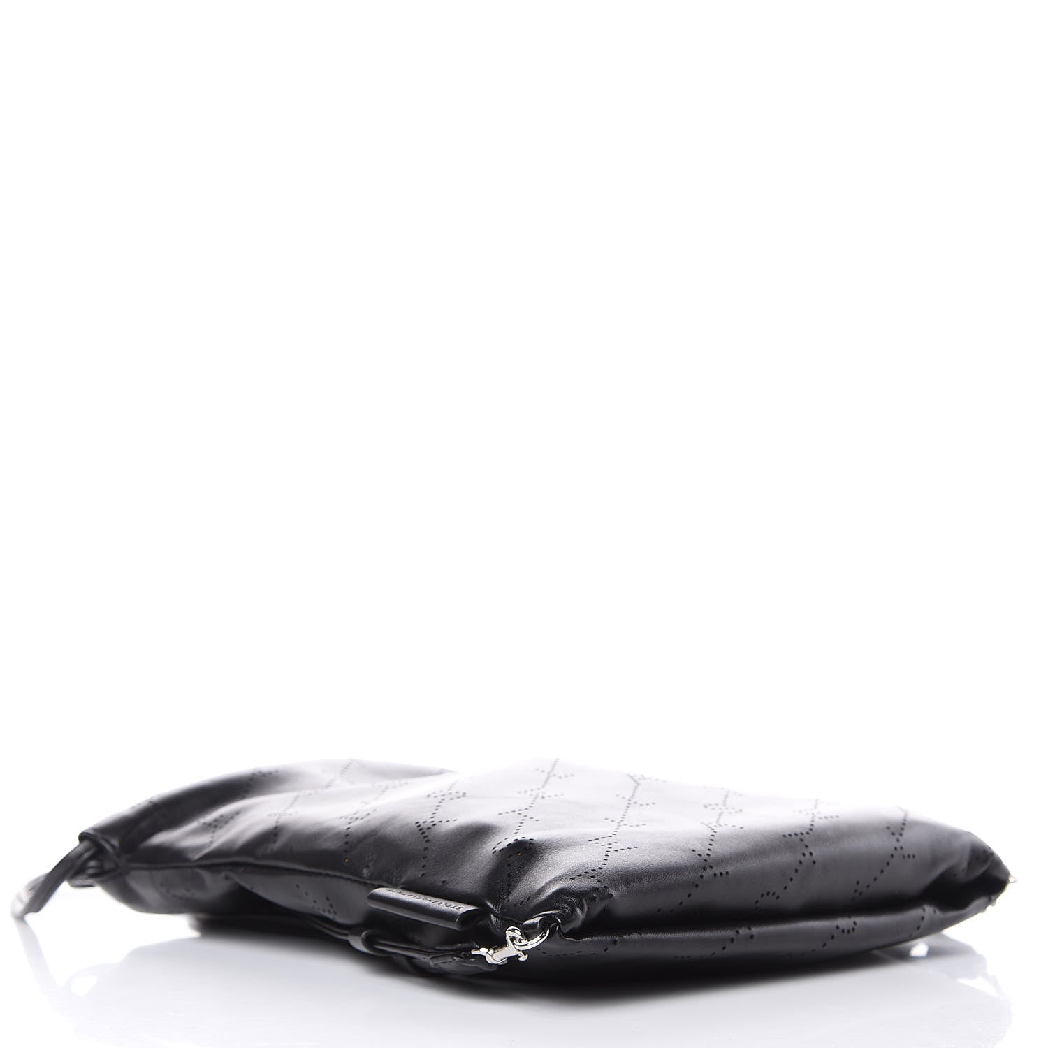 Stella McCartney Eco Alter Nappa Perforated Logo Mini Drawstring Backpack Black 4 of 6