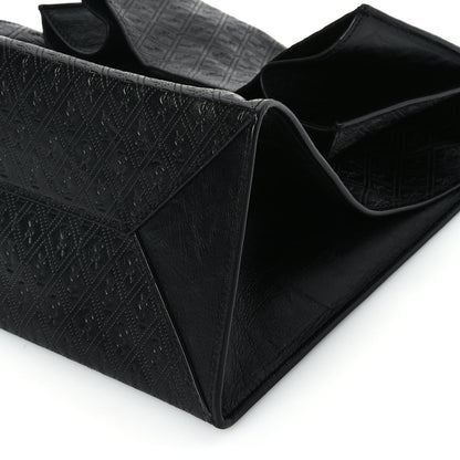 Saint Laurent Calfskin Monogram Deli Paper Bag Vintage Black 8 of 8