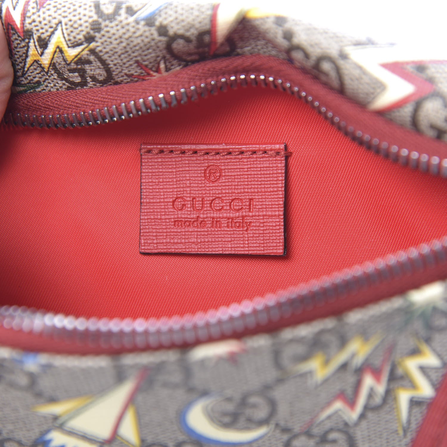 Gucci GG Supreme Monogram Childrens Space Print Belt Bag Multicolor 5 of 10