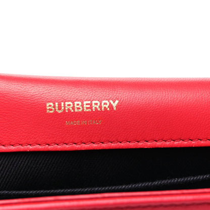 Burberry Lambskin Quilted Small Lola Bag Red 5 of 8