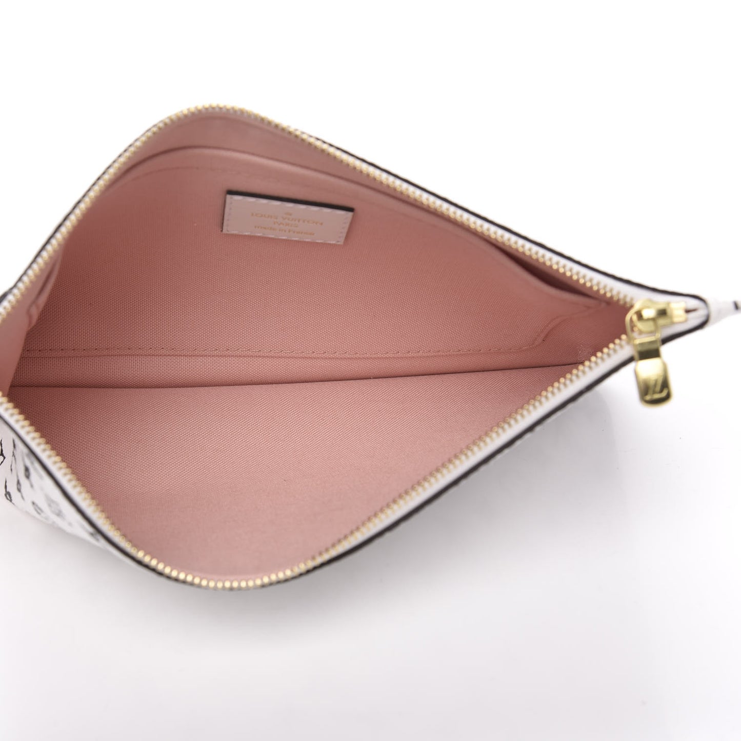 Monogram Giant Neverfull MM GM Pochette White