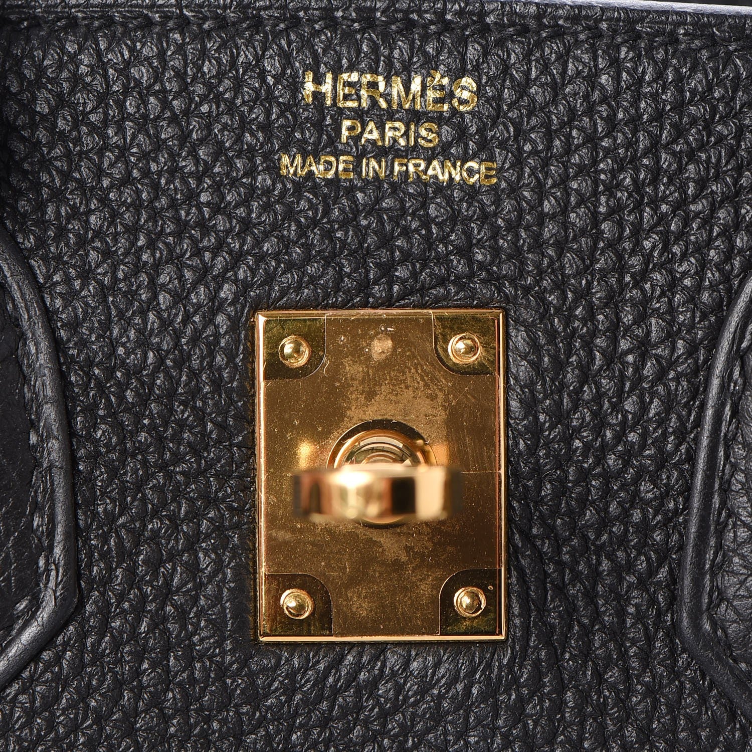 Hermes Togo Birkin 25 Black 16 of 37