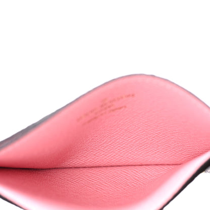 Louis Vuitton Damier Ebene Studded Card Holder Pink 6 of 7