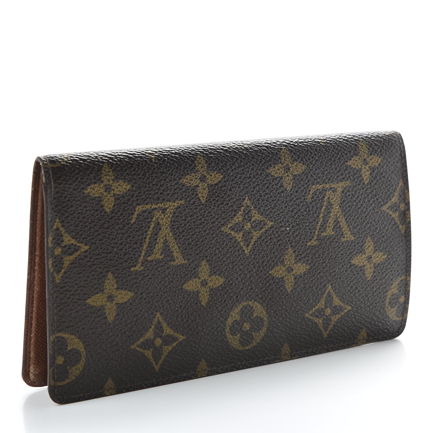 Louis Vuitton Monogram Simple Checkbook Holder Wallet Cover 3 of 9