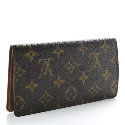 Louis Vuitton Monogram Simple Checkbook Holder Wallet Cover 3 of 9