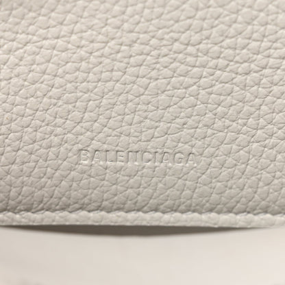 Balenciaga Grained Calfskin Neo Classic Silver Hardware Nano City Crossbody White 5 of 9