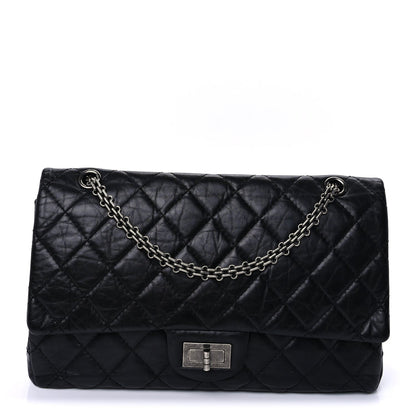 Chanel Aged Calfskin Quilted 2.55 Reissue 227 Flap  So Black 2 of 16