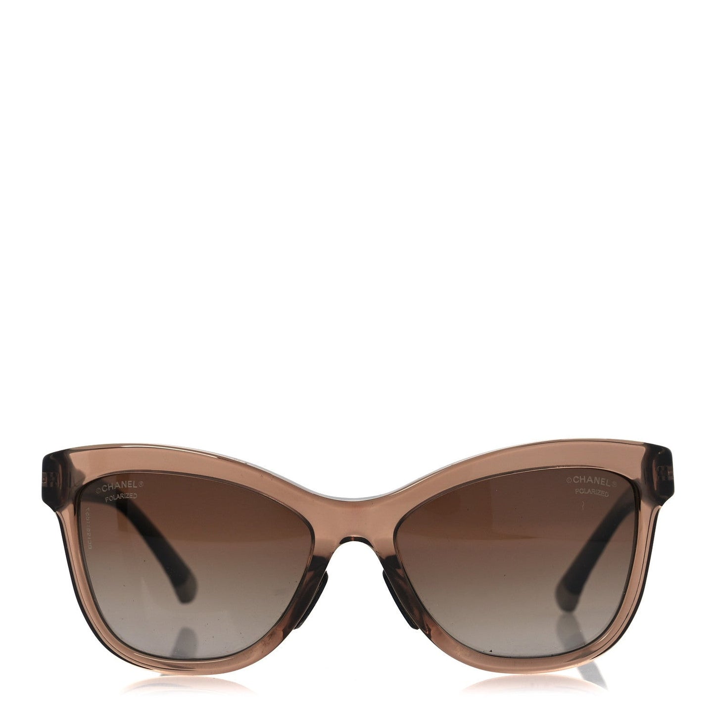 Polarized CC Cat Eye Sunglasses 5330-A Brown