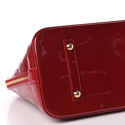 Louis Vuitton Vernis Alma GM Pomme D'Amour 11 of 13
