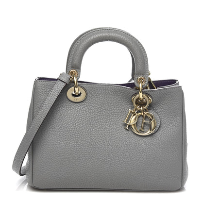 Christian Dior Bullcalf Mini Diorissimo Tote Gris 1 of 10