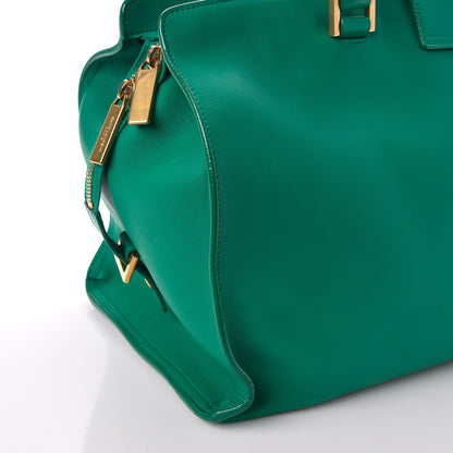 Saint Laurent Calfskin Medium Classic Y Cabas Green 10 of 14
