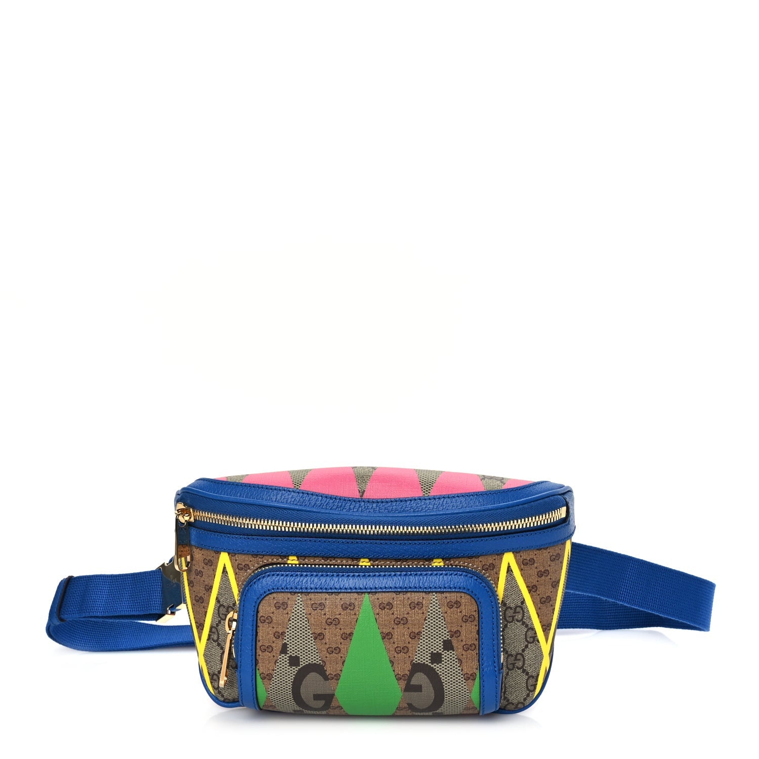 Gucci GG Supreme Monogram Rhombus Belt Bag Multicolour 1 of 8