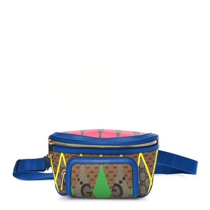 Gucci GG Supreme Monogram Rhombus Belt Bag Multicolour 1 of 8