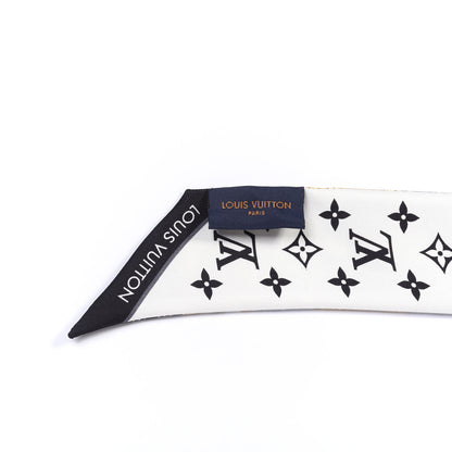 Louis Vuitton Silk Monogram Let's Go BB Bandeau Black 3 of 3