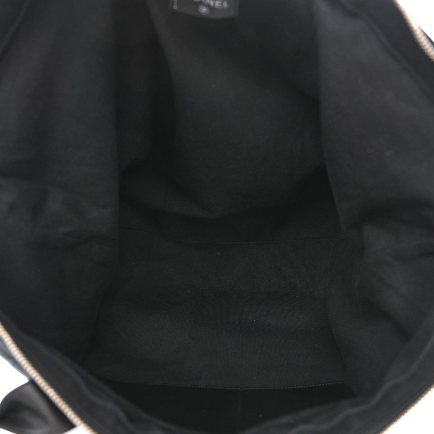 Chanel Terry Cotton CC Beach Tote Set Black 6 of 13