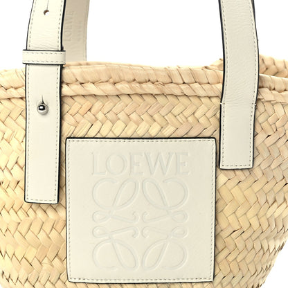 Loewe Raffia Small Basket Tote Bag  Natural White 6 of 8