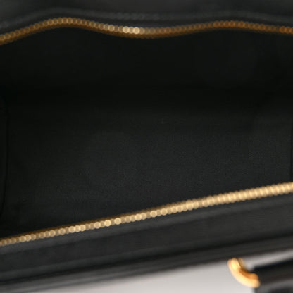 Burberry Calfskin Mega Check Small Banwell Tote Black 5 of 7