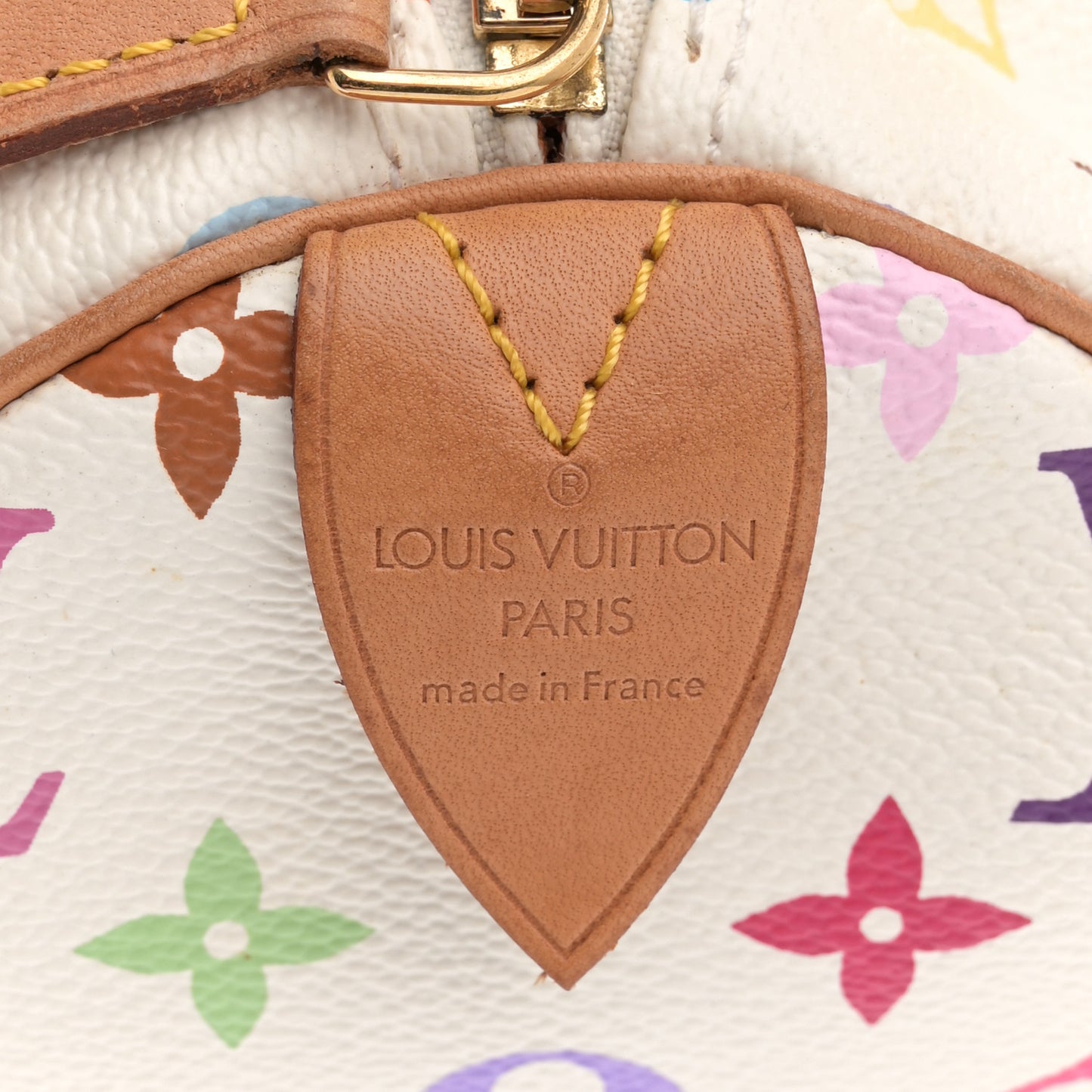 Monogram Multicolor Speedy 30 White