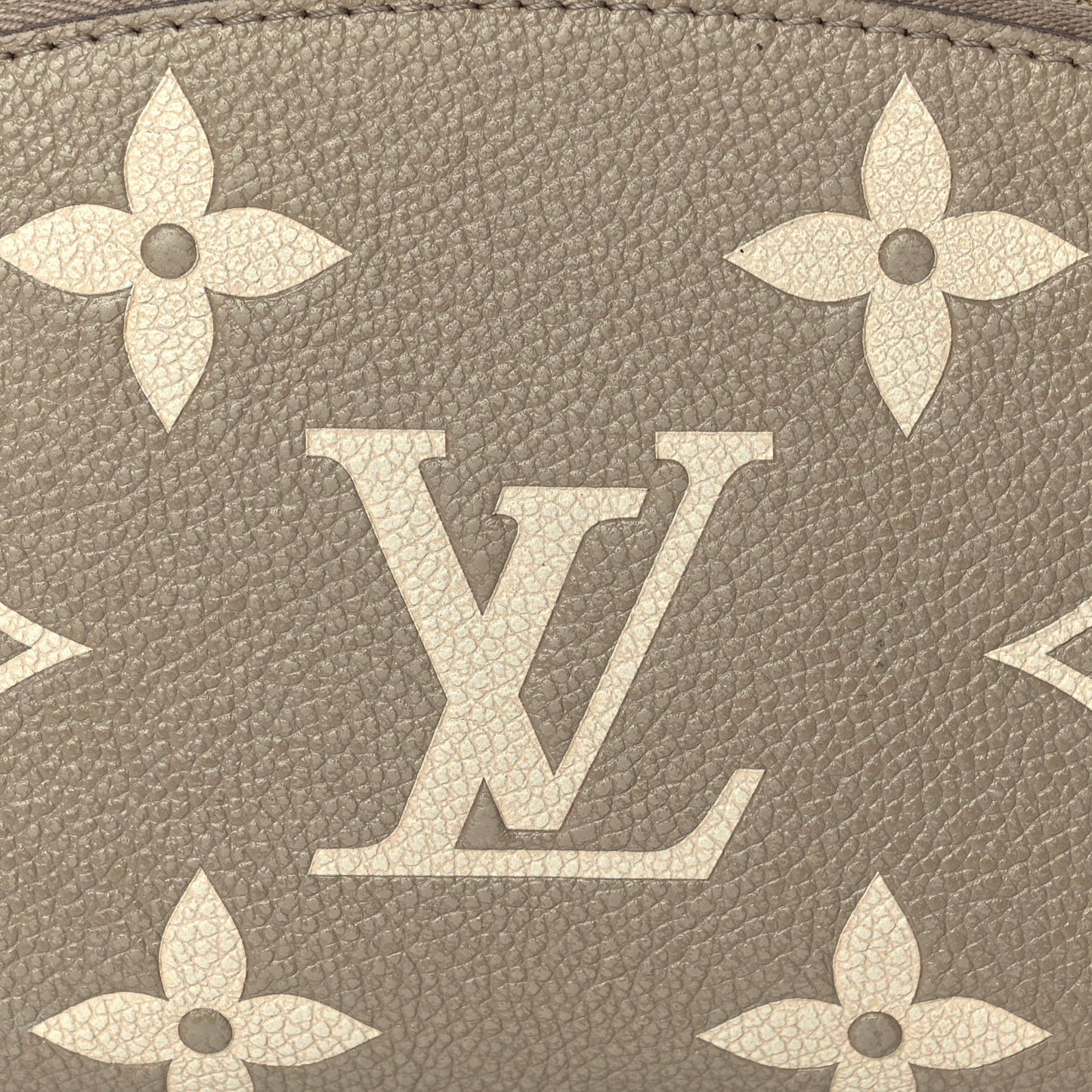 Empreinte Monogram Giant Cosmetic Pouch PM Tourterelle Crème