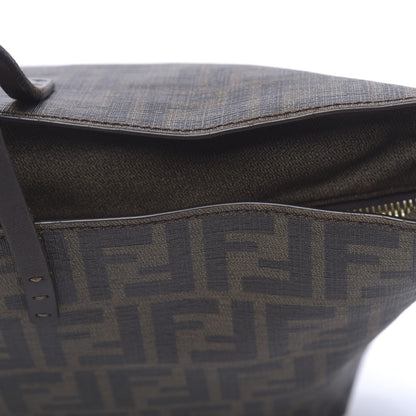 Fendi Zucca Spalmati Medium Roll Tote Tobacco Moro 14 of 23