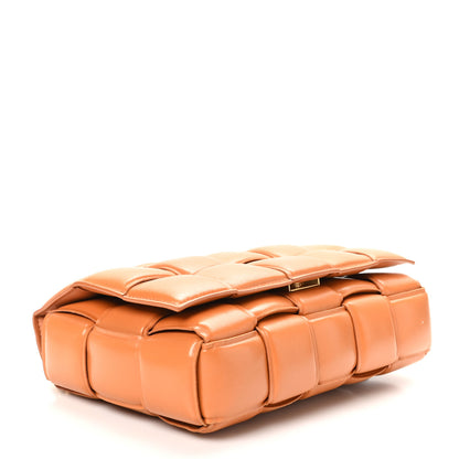 Bottega Veneta Lambskin Maxi Intreccio Padded Chain Cassette Crossbody Bag Clay 4 of 9