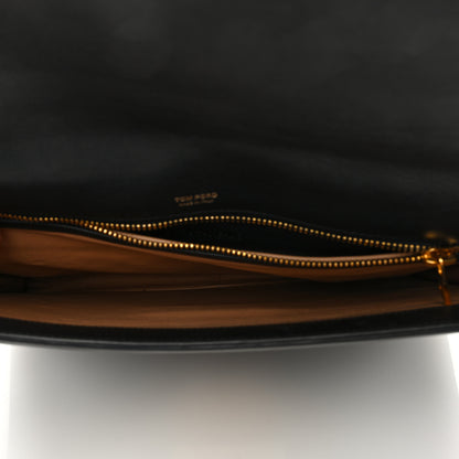Tom Ford Calfskin Sienna Clutch Black 5 of 6