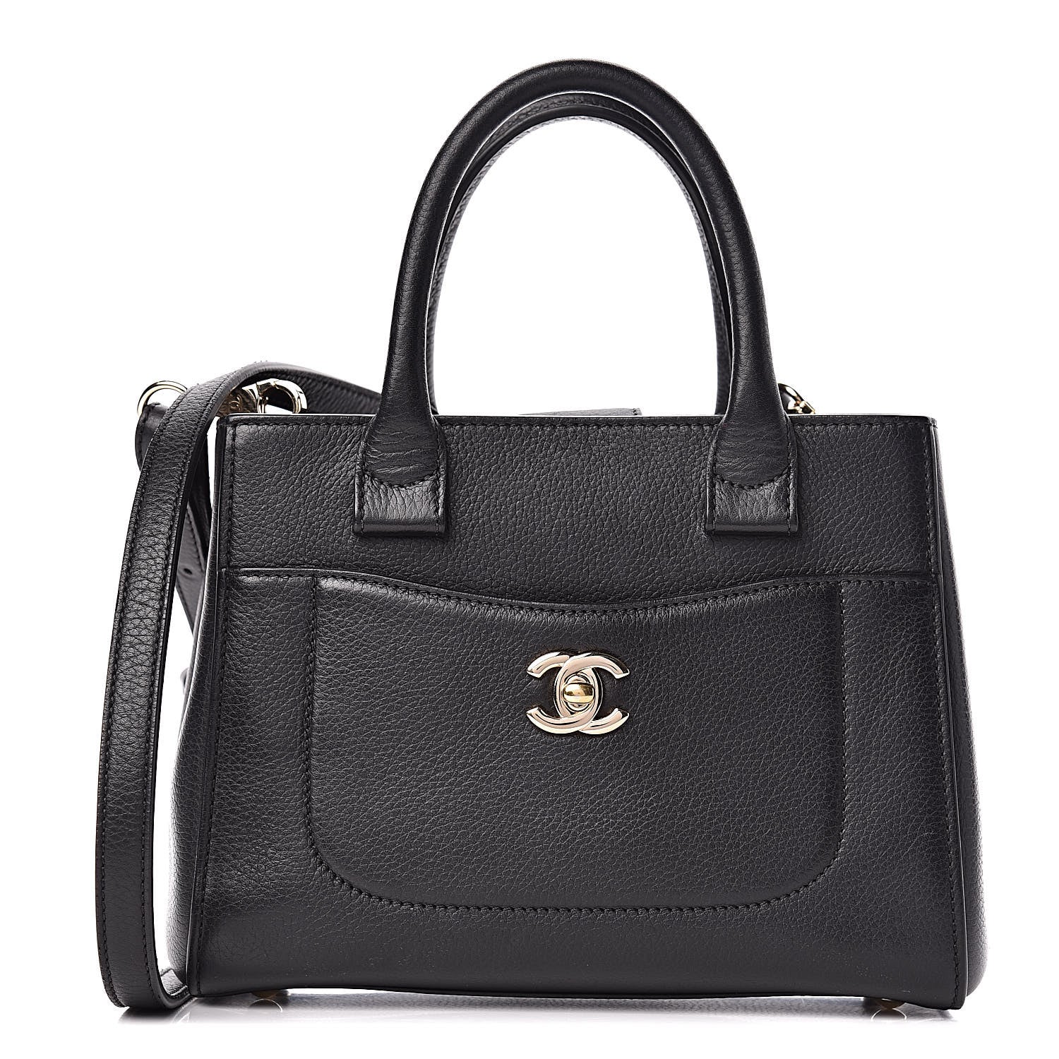 Chanel Grained Calfskin Mini Neo Executive Shopper Tote Black 1 of 16