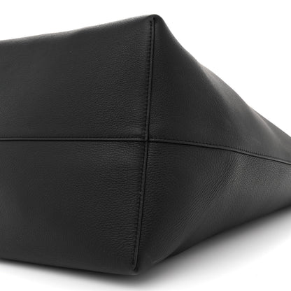 The Row Grained Calfskin Large N/S Park Tote Black 10 of 10