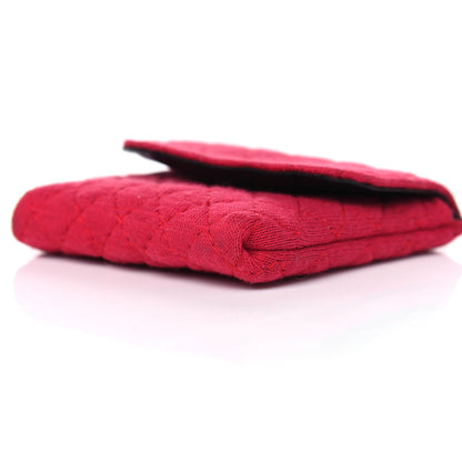 Chanel Jersey Quilted Micro Flap Bag Pink 6 of 7