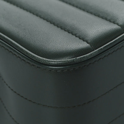 Saint Laurent Lambskin Matelasse Monogram Medium Vicky Chain Bag Algae 11 of 12