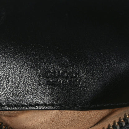 Gucci Calfskin Matelasse Mini GG Marmont Crossbody Bag Black 5 of 9