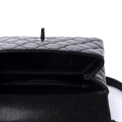 Chanel Caviar Quilted Mini Coco Handle Flap So Black 6 of 12
