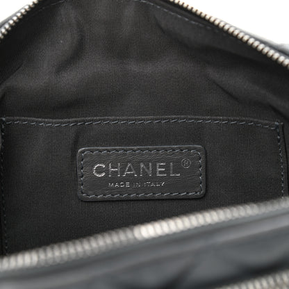 Chanel Calfskin Quilted Waist Bag Dark Grey 6 of 15