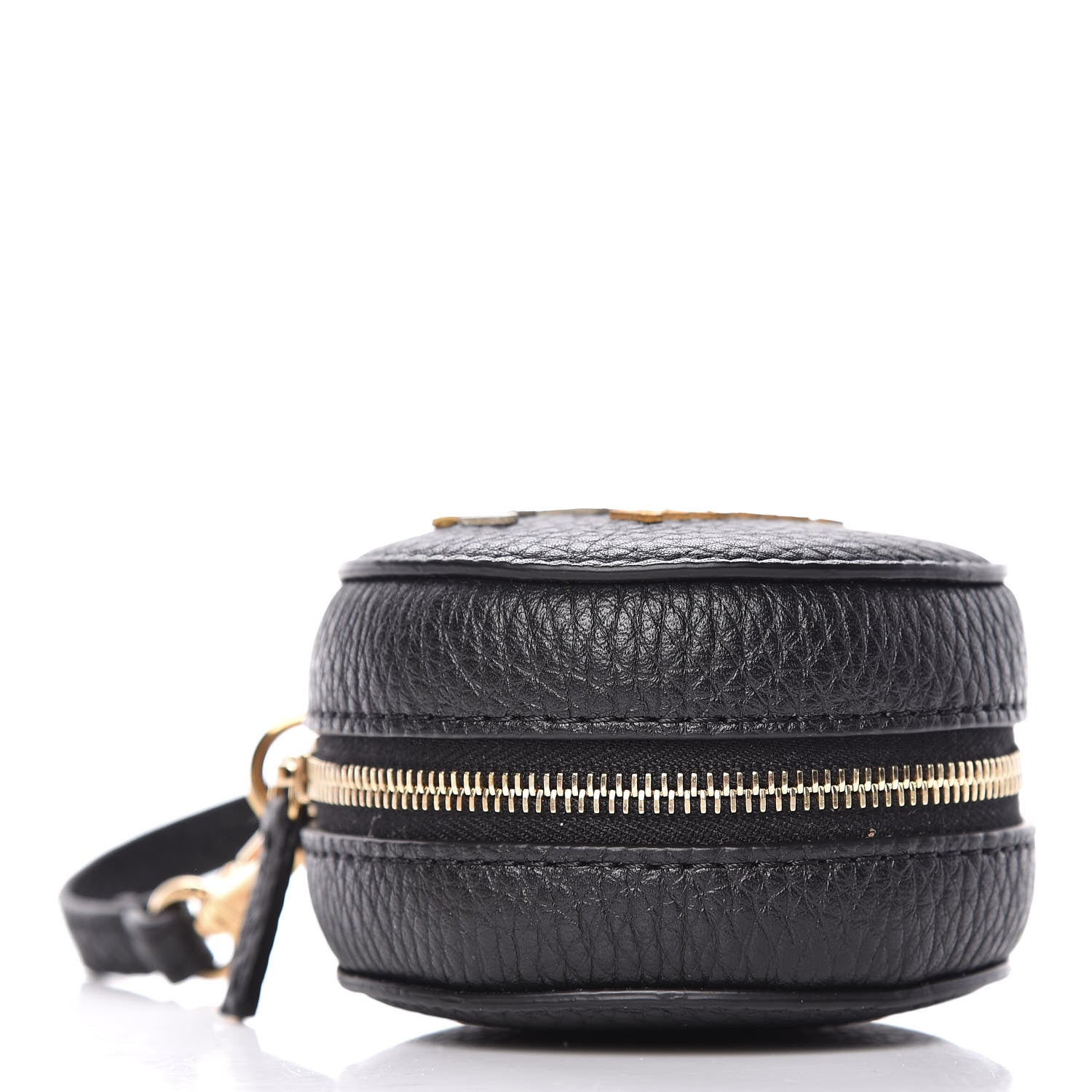 Fendi X FILA Calfskin Mania Backpack Help Bag Charm Black 5 of 12