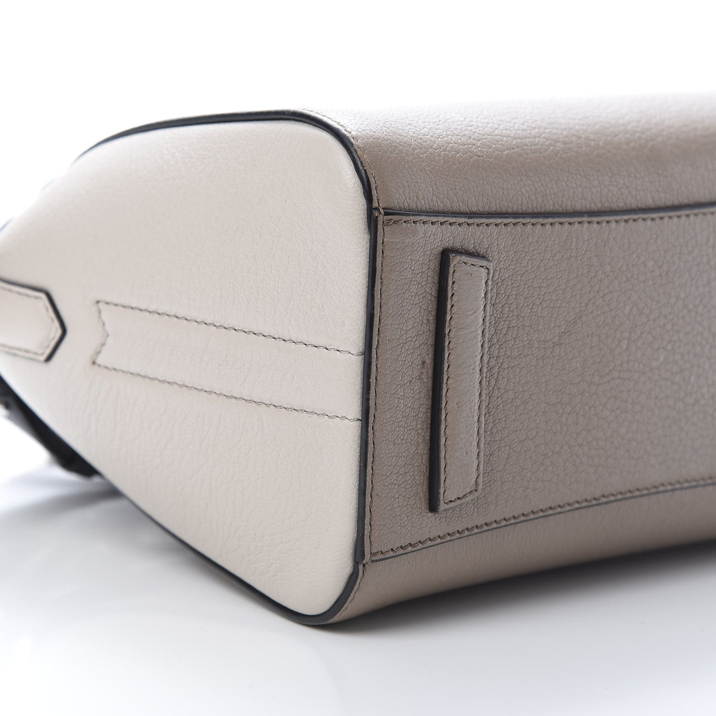 Sugar Goatskin Mini Tri-Color Antigona Linen