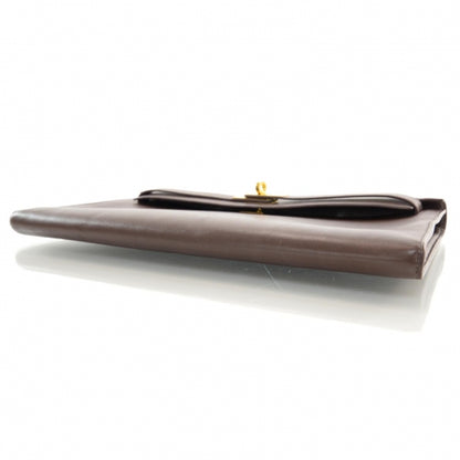Hermes Swift Kelly Longue Pochette Chocolate 3 of 8