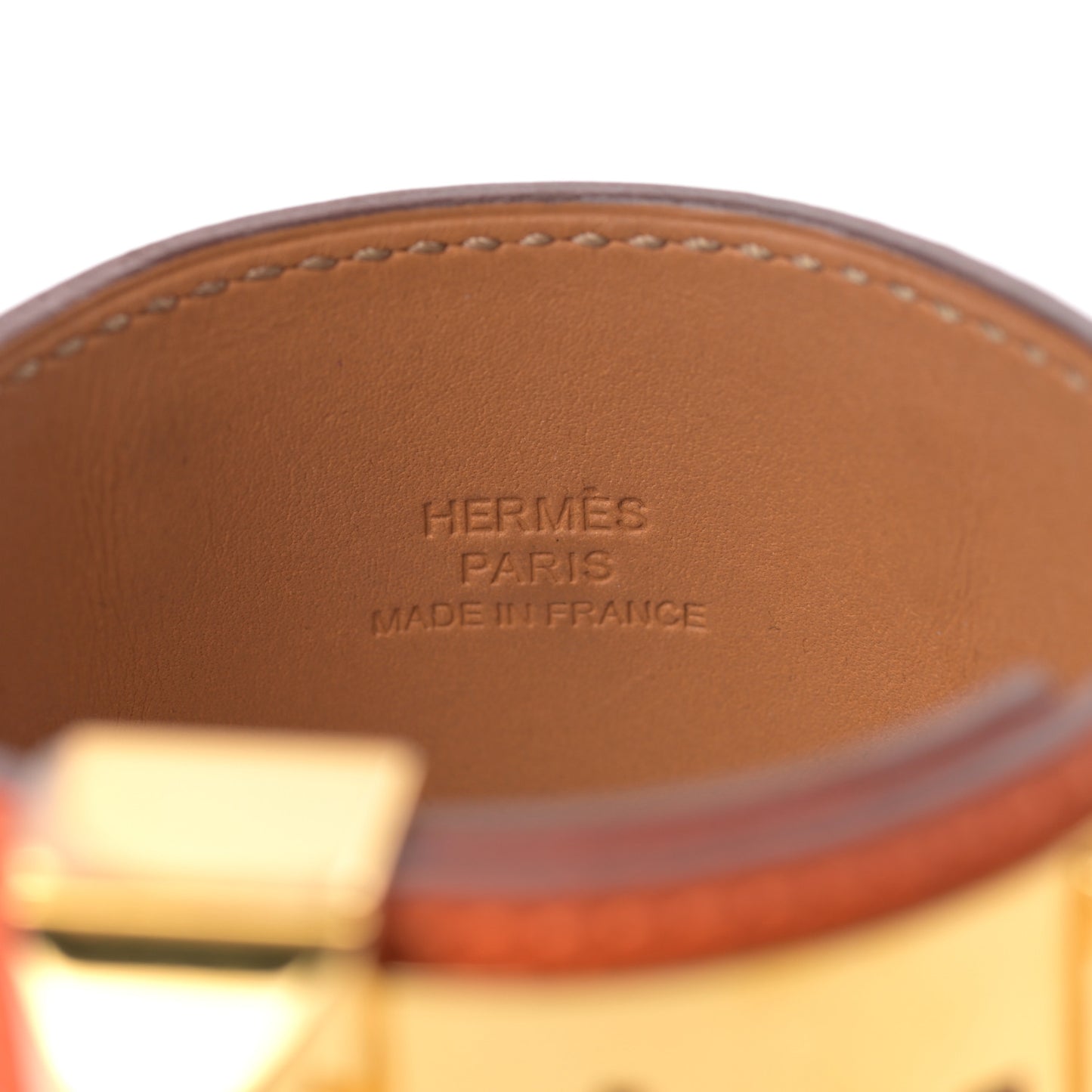 Epsom Collier de Chien CDC Bracelet S Orange