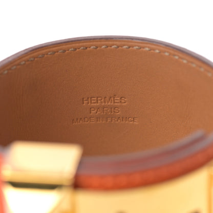 Hermes Epsom Collier de Chien CDC Bracelet S Orange 4 of 6