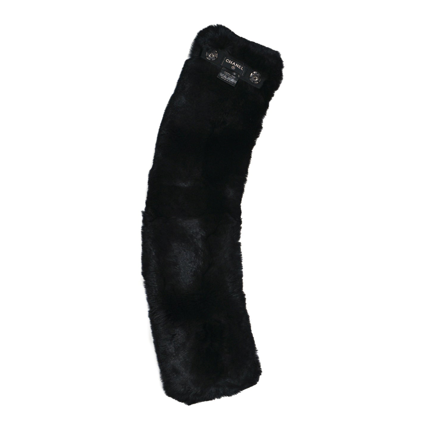 Orylag Rabbit Fur Scarf Black