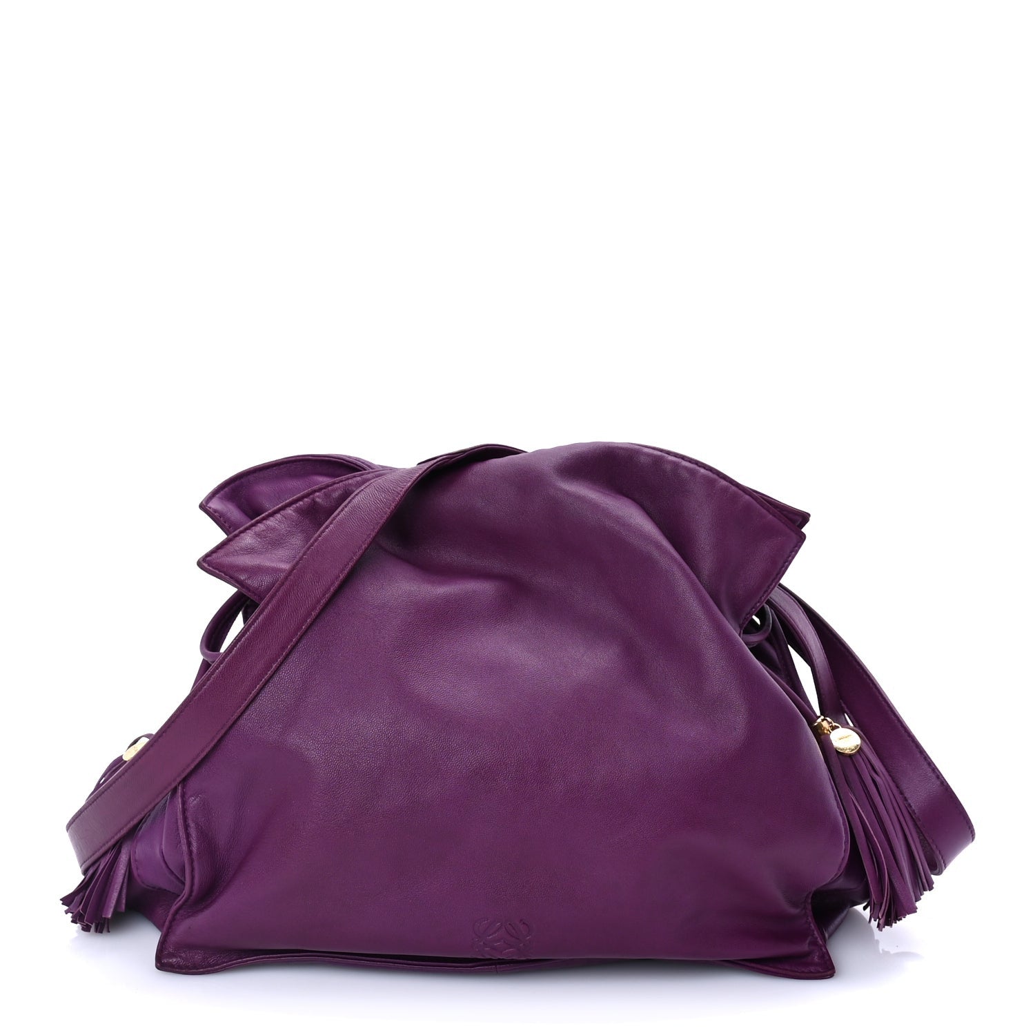 Loewe Calfskin Flamenco Shoulder Bag  Purple 1 of 8