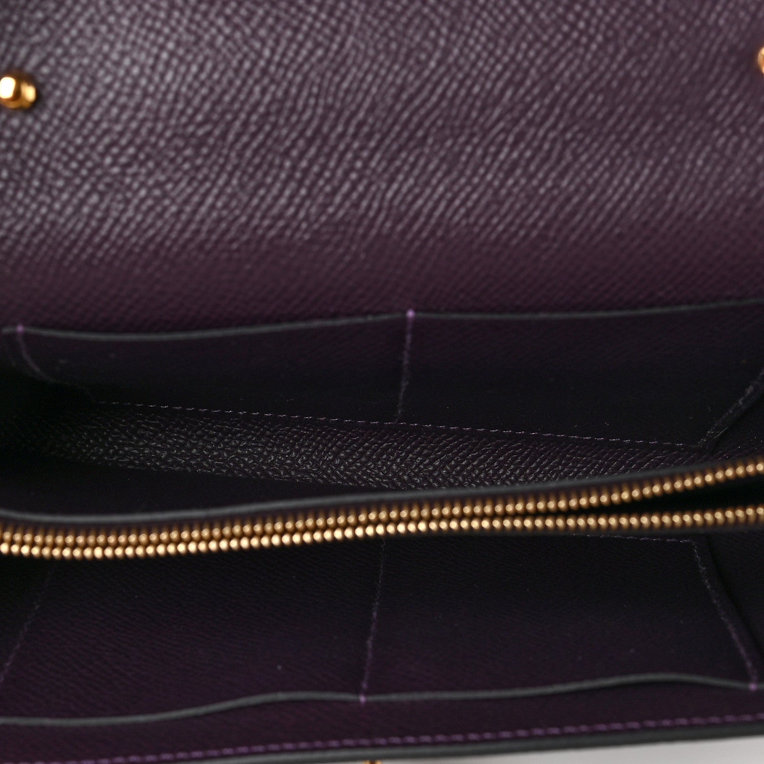 Hermes Epsom Kelly To Go Wallet Raisin 4 of 5