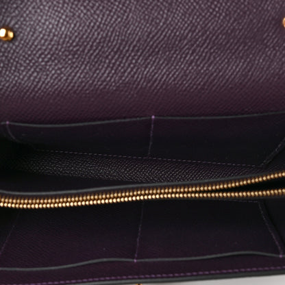 Hermes Epsom Kelly To Go Wallet Raisin 4 of 5