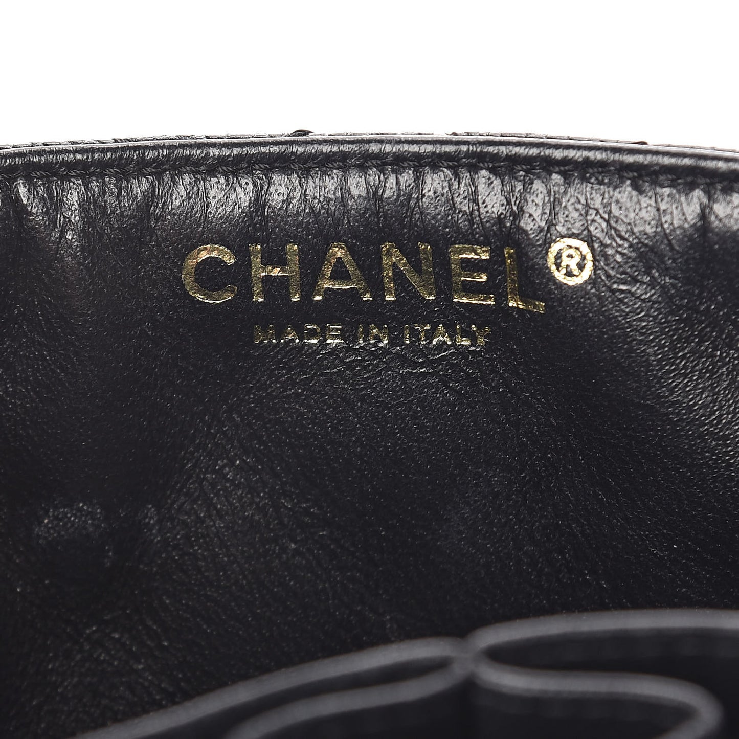 Caviar Quilted East West Flap Black