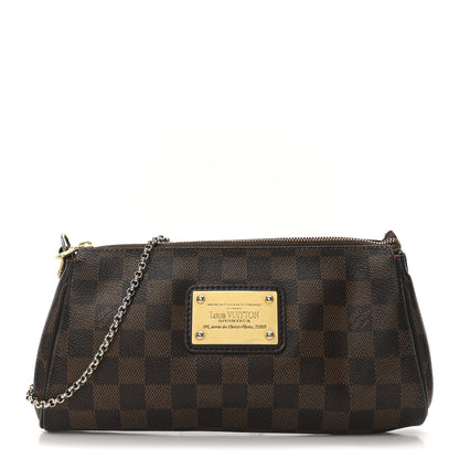 Louis Vuitton Damier Ebene Eva Clutch 1 of 9