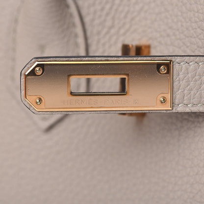 Hermes Togo Birkin 30 Gris Tourterelle 16 of 30