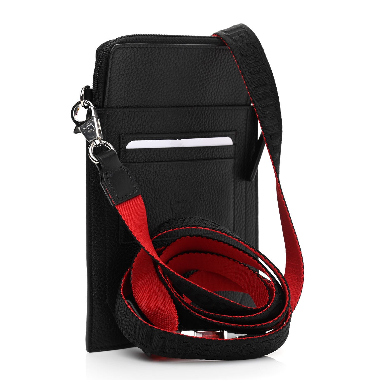 Christian Louboutin Empire Calfskin Spikes Loubilab Clutch Black Multicolor 3 of 10