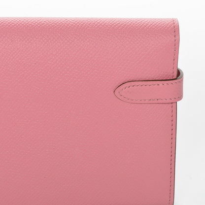 Hermes Epsom Kelly Longue Wallet Rose Confetti 8 of 18