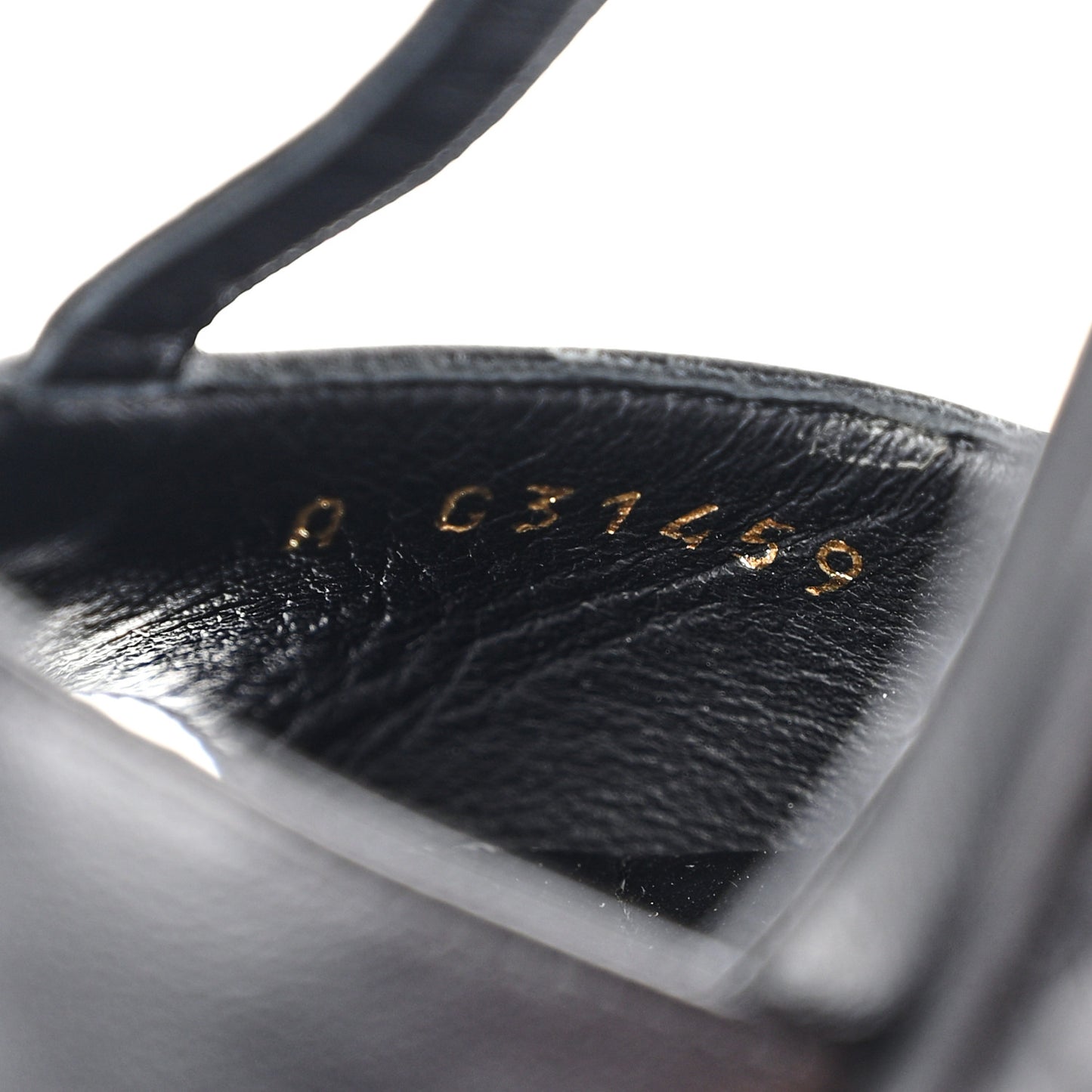 Lambskin Quilted Chain CC Wedge Sandals 36 Black