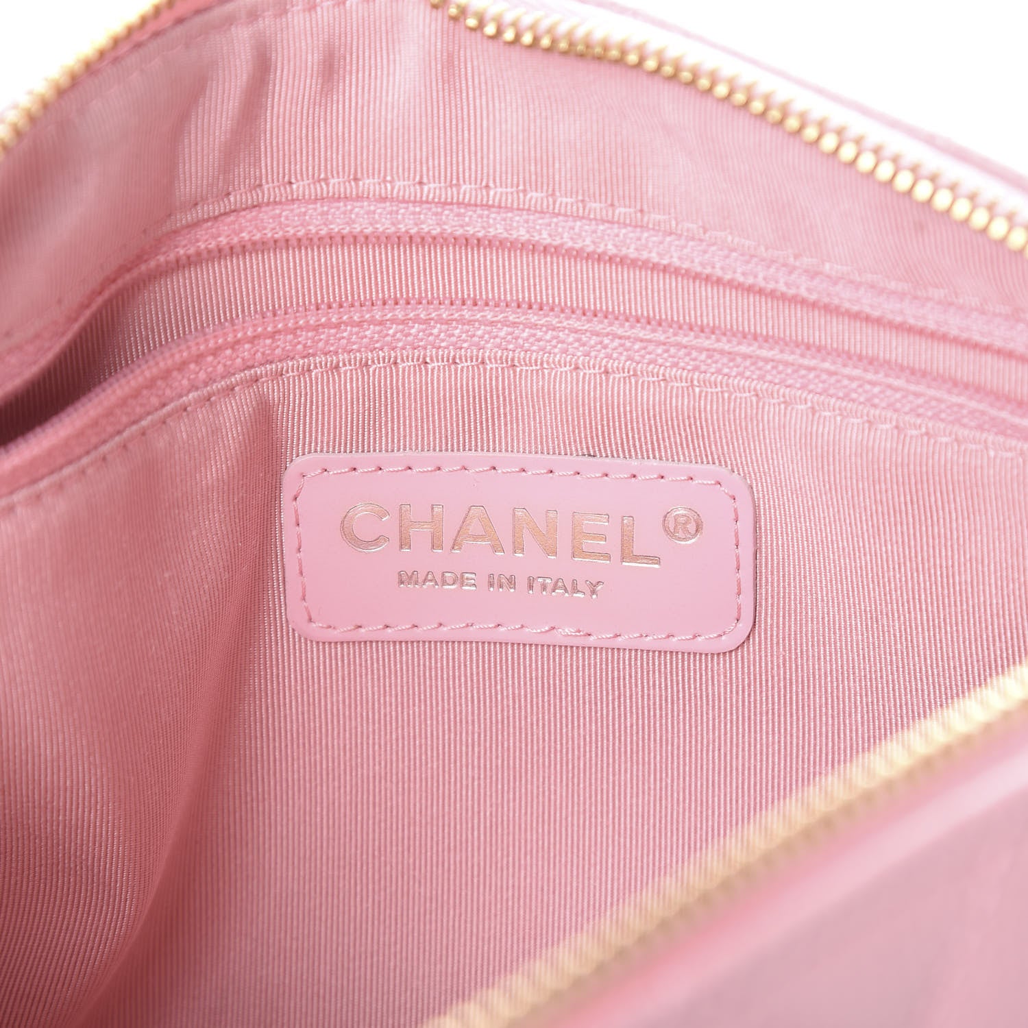 Chanel Caviar Quilted Pochette Pink 5 of 12